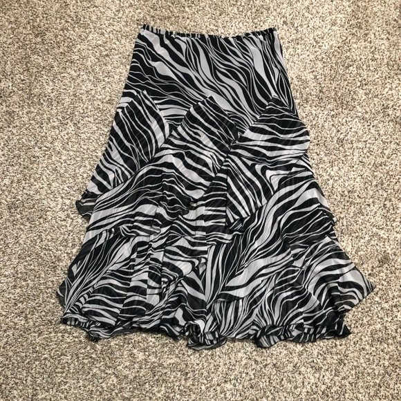 Robbie Bee Tiered Maxi Skirt Sz12 - Picture 5 of 5